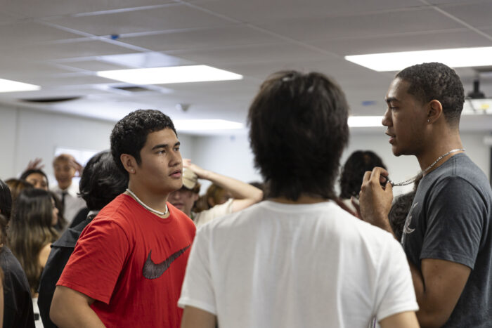 Students came together at the Bayan and Sangam Mixer, connecting over shared cultural experiences and learning about the support and opportunities offered by these learning communities.