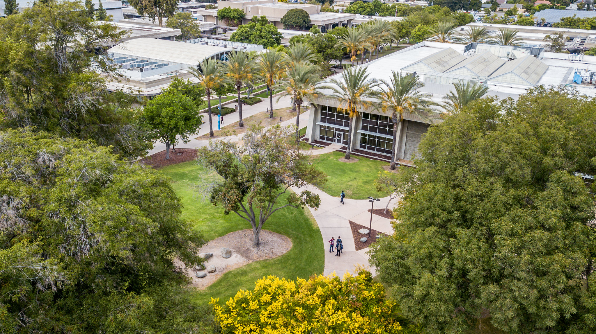 An aerial shot of the Chula Vista campus.
